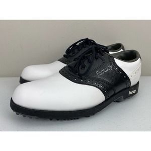 NWOB Men FootJoy GreenJoys FJ vintage style oxford leather golf shoes 45497, 7M